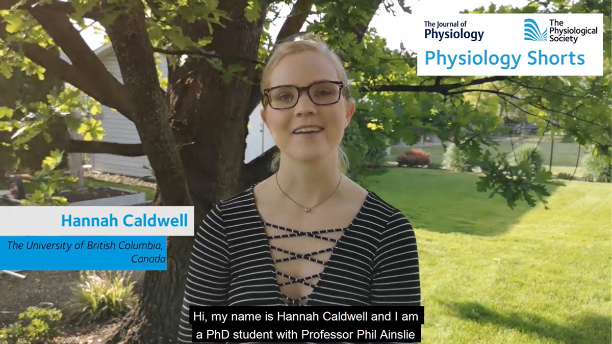 hanna caldwell video curta sobre fisiologia - the physiological society